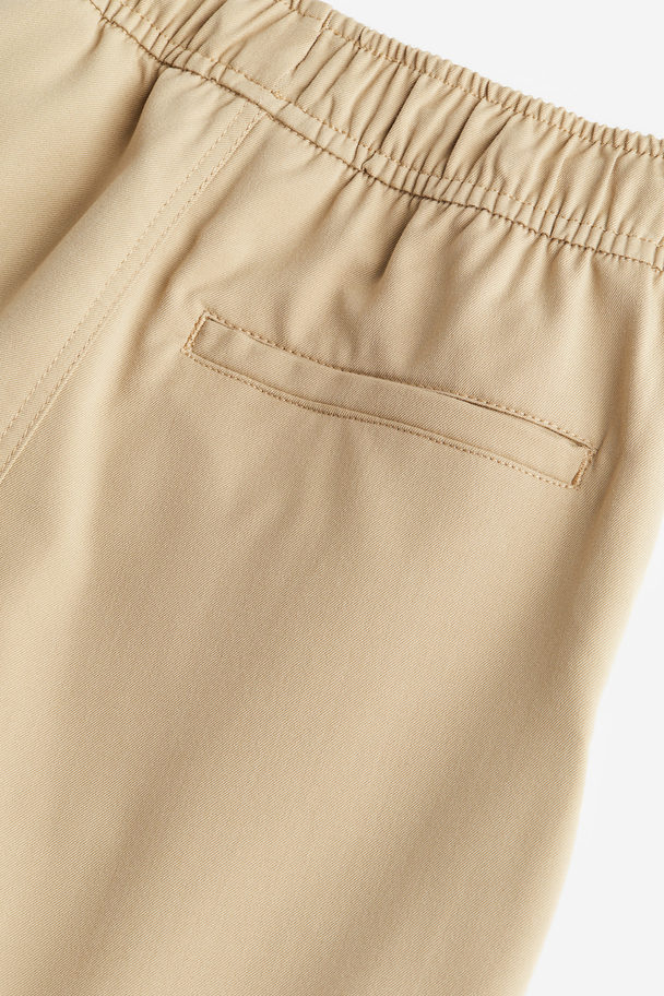 H&M Pull-on Trousers Beige