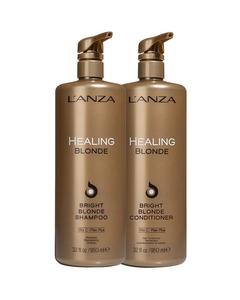 Lanza Healing Blonde Bright Blonde Shampoo + Conditioner 1900ml