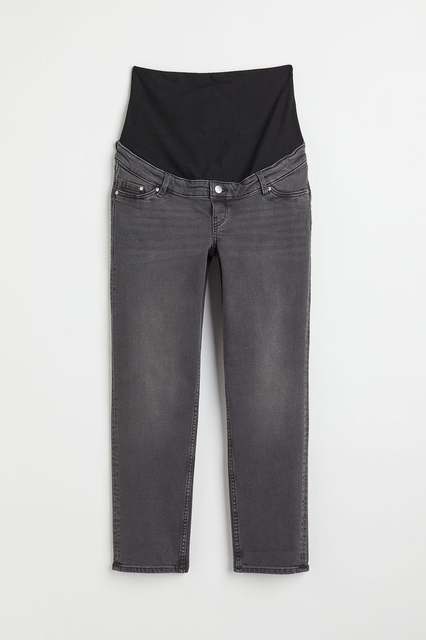 H&M MAMA Vintage Straight Jeans Grau