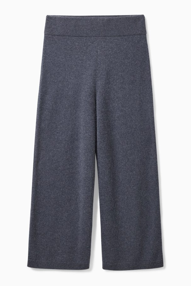 COS Straight-leg Pure Cashmere Trousers  Navy