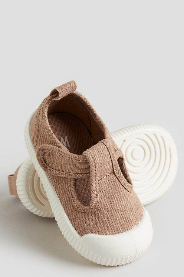 H&M Cotton Sandals Light Brown