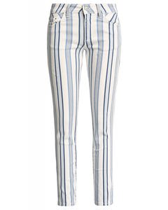 Colette Cropped Jeeans With Stripes