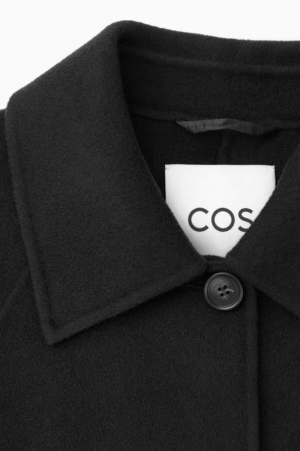 COS Double-faced Wool Jacket Black