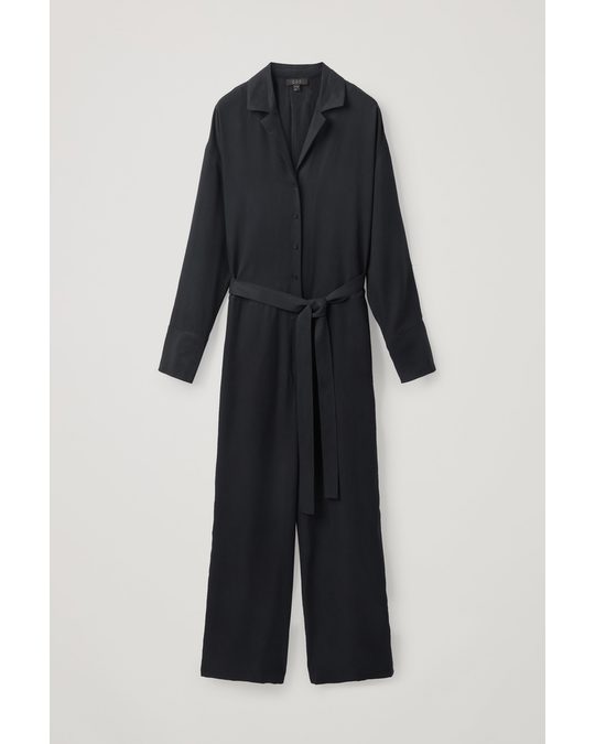 COS Belted Jumpsuit Navy