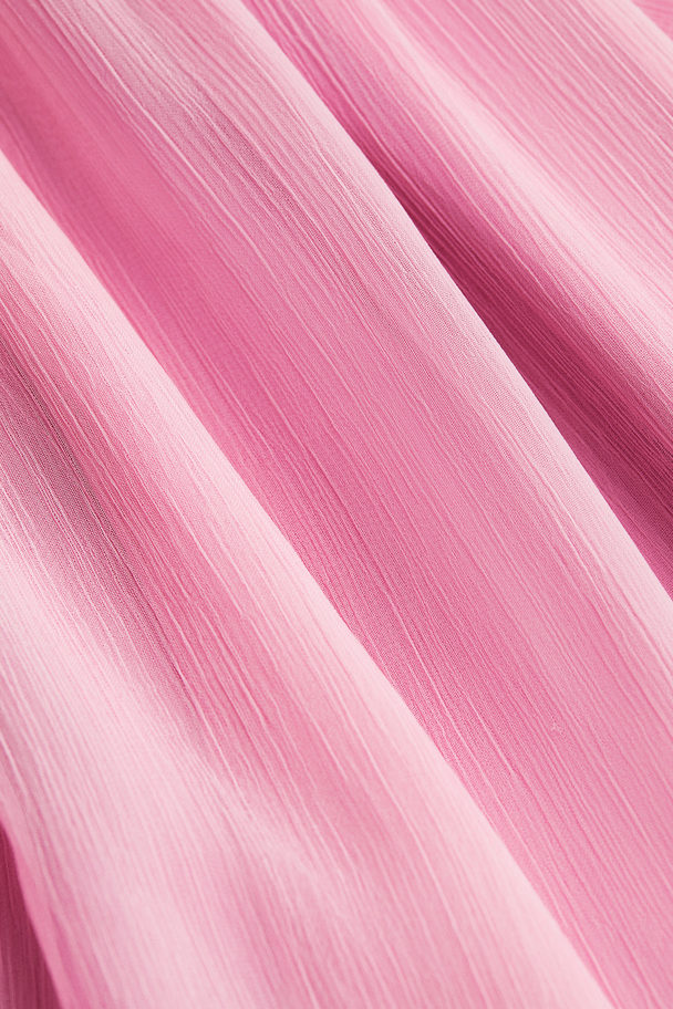 H&M Maxikleid mit Schleifendetail Rosa