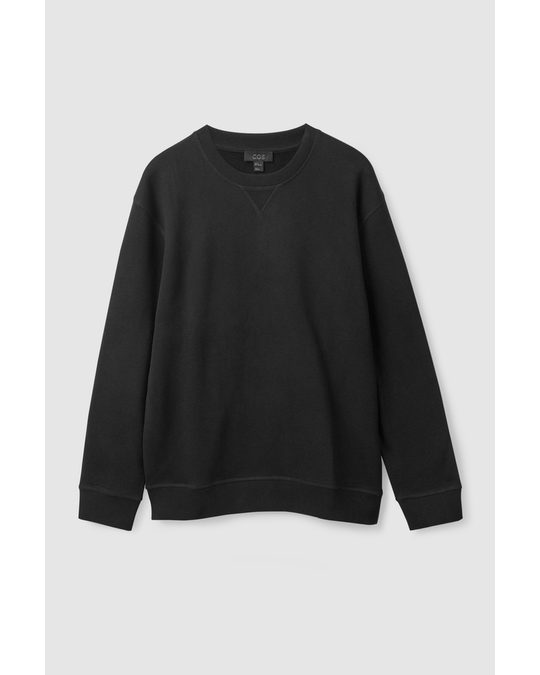 COS Relaxed-fit Sweatshirt Black