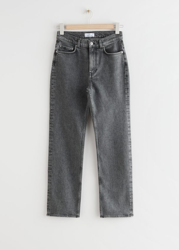& Other Stories Favourite Cut Cropped Washed Grey