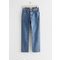 Kurze Favourite Cut Jeans Mittelblau