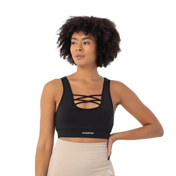 Carpatree Carpatree Womens/ladies Cross Strings Sports Bra