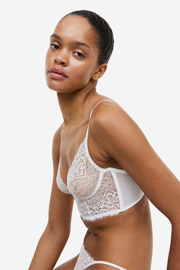 H&M Non-padded Mesh Bustier
