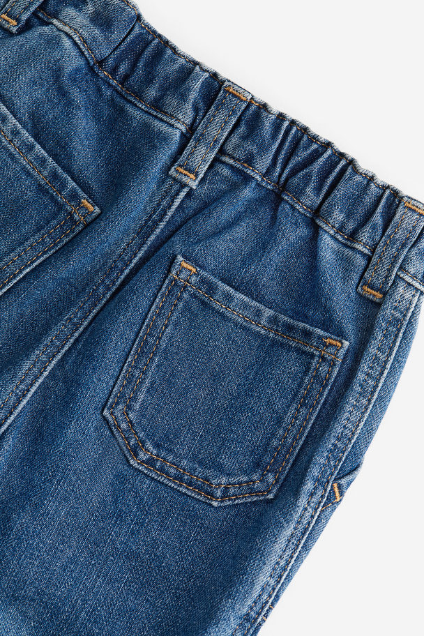 H&M Relaxed Fit Jeans Denimblau