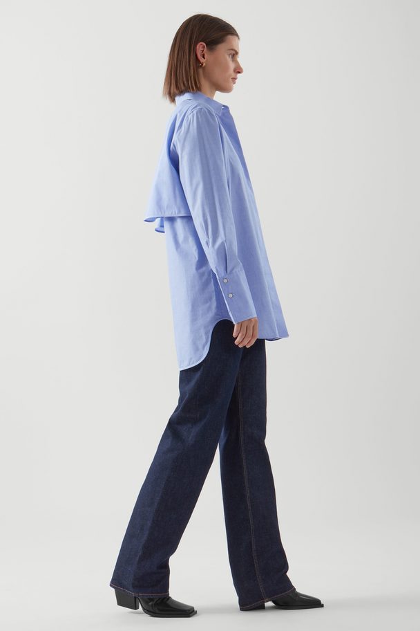COS Relaxed-fit Tailored Shirt Light Blue