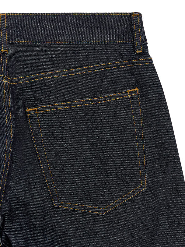 ARKET Ocean Raka Jeans Med Lös Passform Mörkblå
