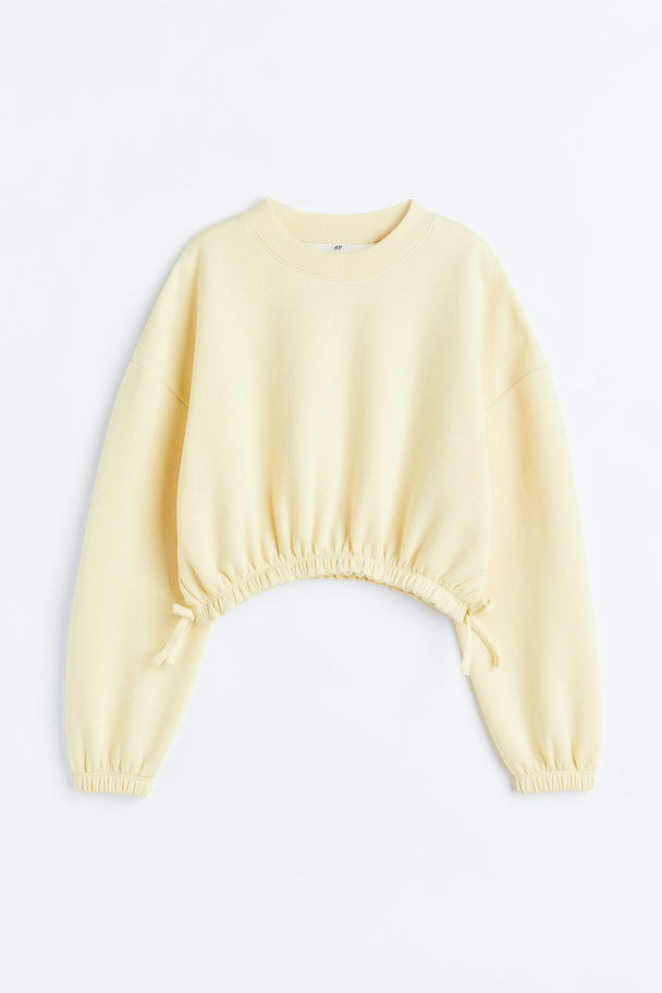H&M Sweatshirt Light Yellow