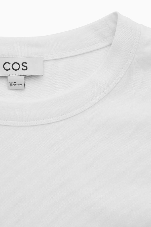 COS Relaxed-fit Long-sleeve T-shirt White