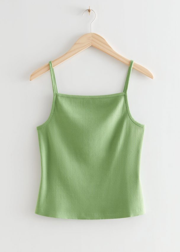 & Other Stories Strappy Top Green
