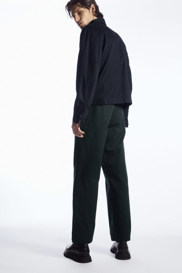 COS Straight-leg Relaxed Utility Trousers Dark Grey