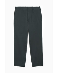 Straight-leg Relaxed Utility Trousers Dark Grey