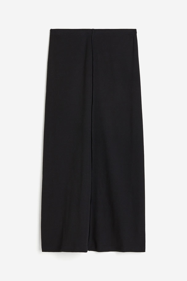 H&M Jersey Maxi Skirt Black