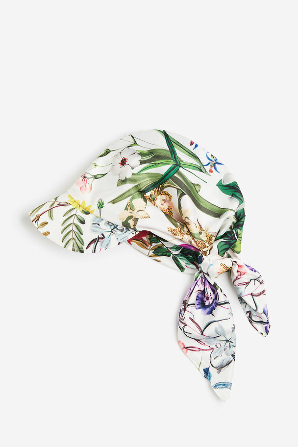 H&M Patterned Sun Visor White/floral