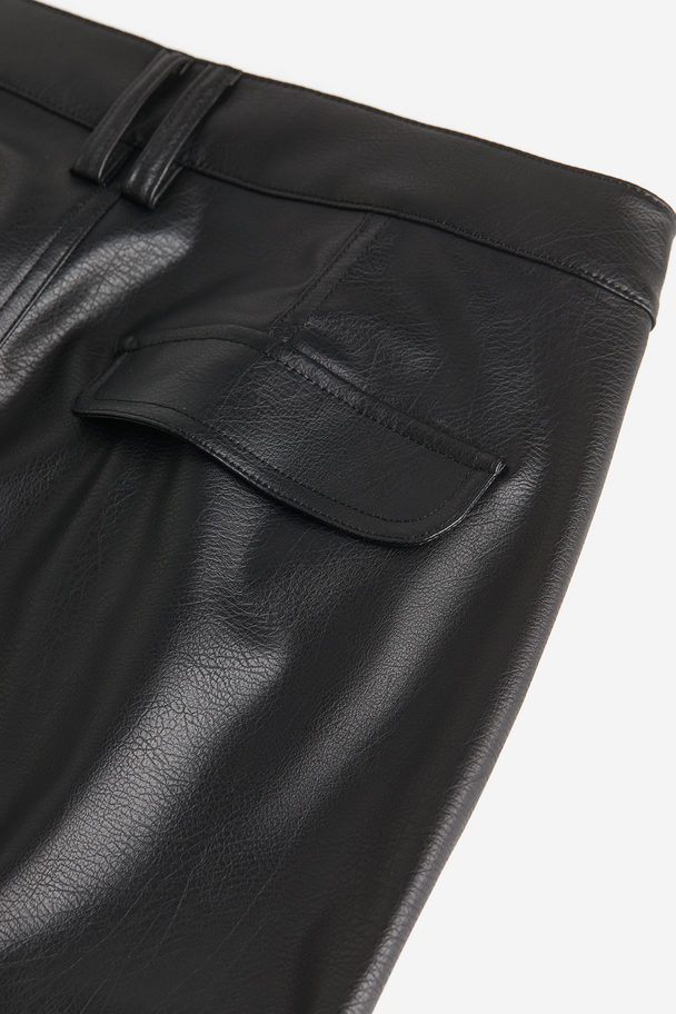 H&M Cargo Trousers Black