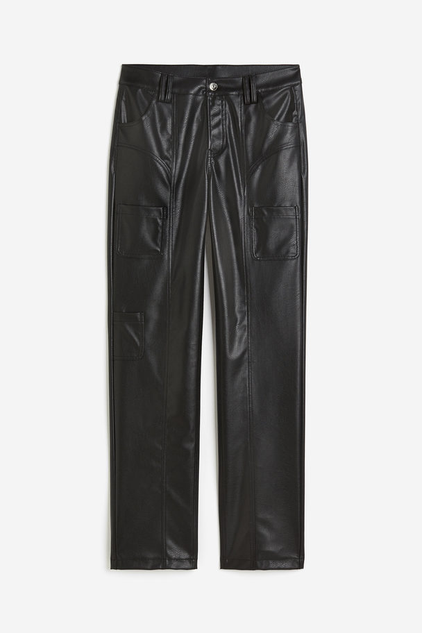 H&M Cargo Trousers Black