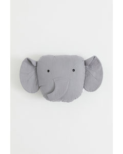 Elefantformet Pude Grå/elefant