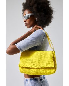 Jules Knitted Handbag Yellow