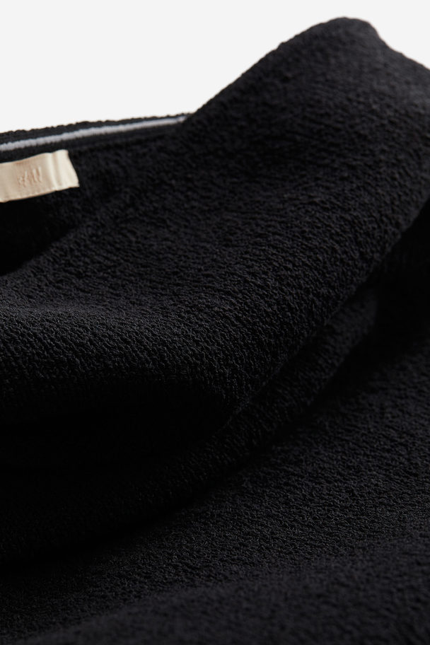 H&M Knitted Bandeau Dress Black