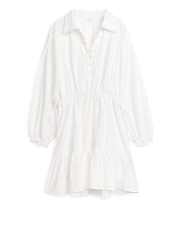 ARKET Mini Cotton Dress White