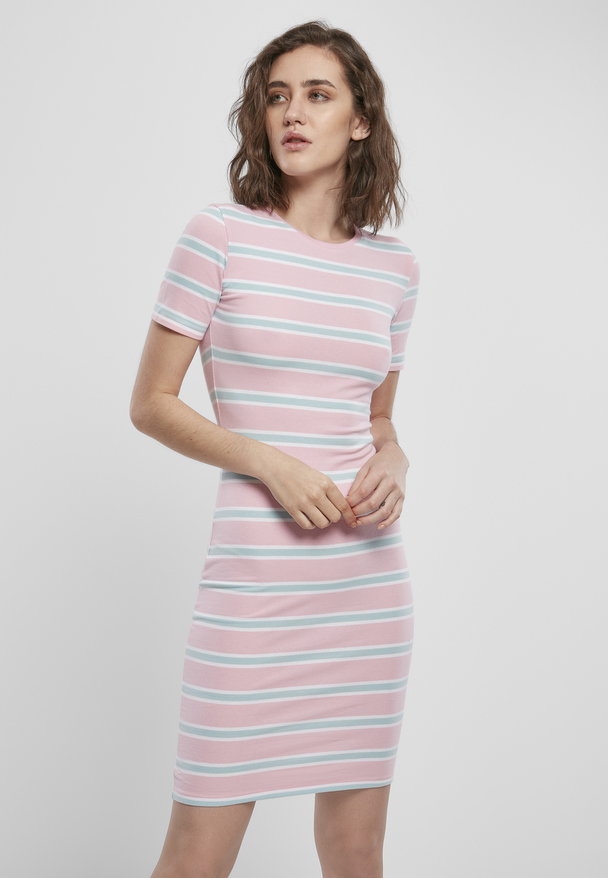 Urban Classics Damen Ladies Stretch Stripe Dress