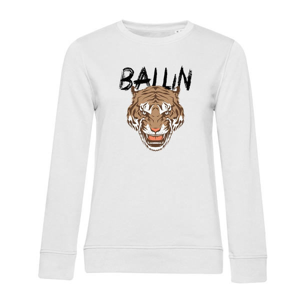 Ballin Est. 2013 Ballin Est. 2013 Tiger Sweater Hvid