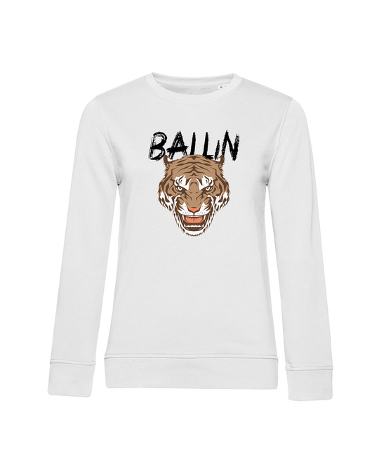 Ballin Est. 2013 Ballin Est. 2013 Tiger Sweater White