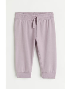 Cotton Sweatpants Light Purple