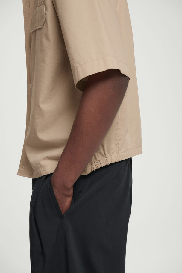 COS Flap-pocket Utility Shirt Beige