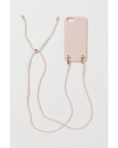 Iphone-cover Med Snor Lys Rosa