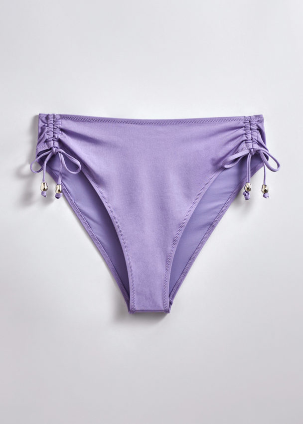 & Other Stories High-cut Bikini Briefs Lilac