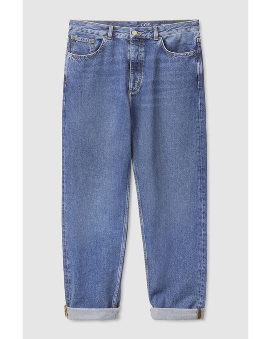 COS Relaxed-fit Straight-leg Jeans Light Blue