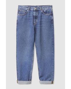 Relaxed-fit Straight-leg Jeans Light Blue