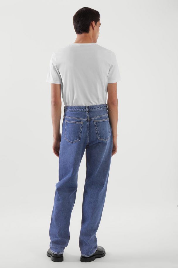 COS Relaxed-fit Straight-leg Jeans Light Blue