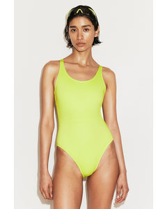 Sports Swimsuit Neon Green