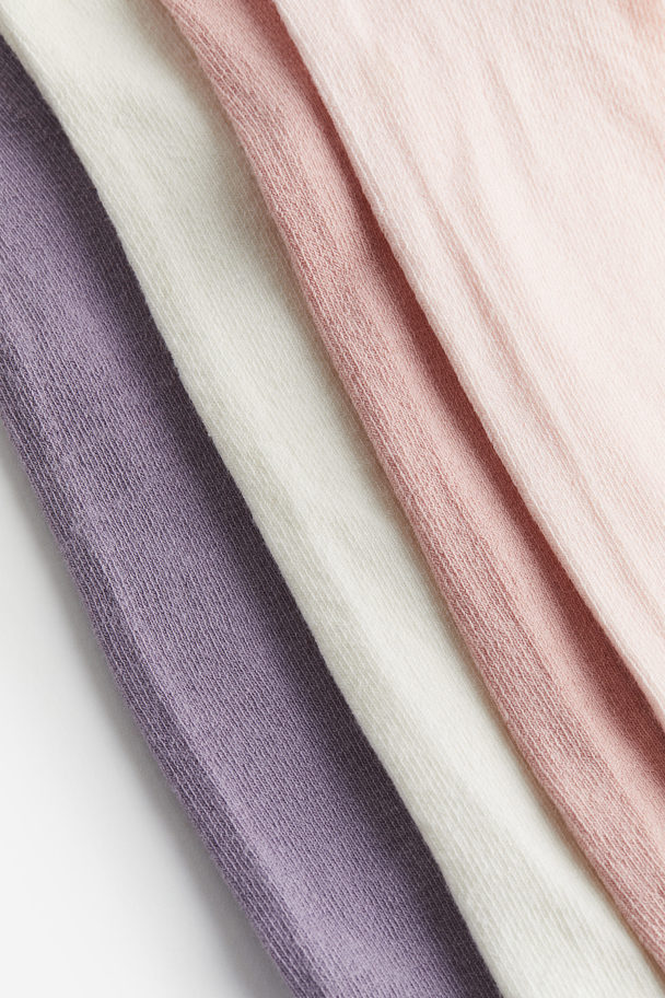 H&M 4-pack Fine-knit Tights Pink/light Pink