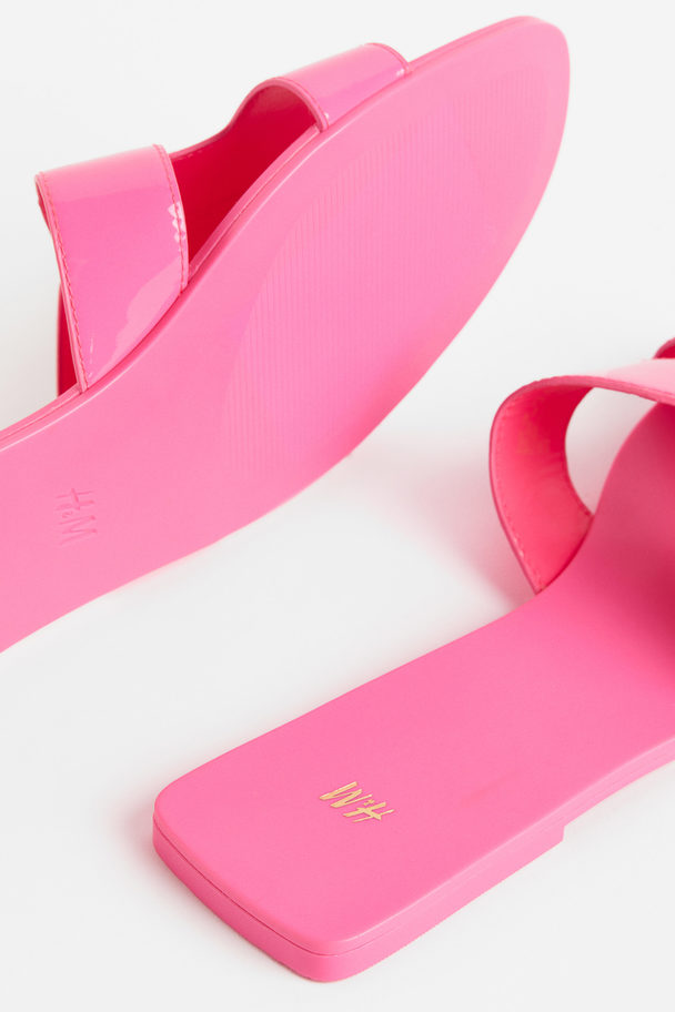 H&M Slides Bright Pink