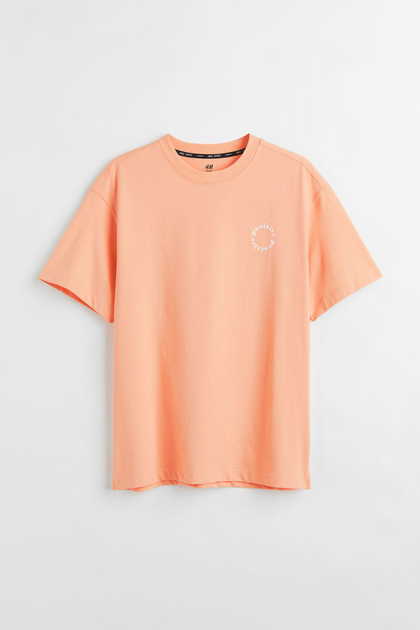 H&M Short-sleeved Sports Top Coral/positive