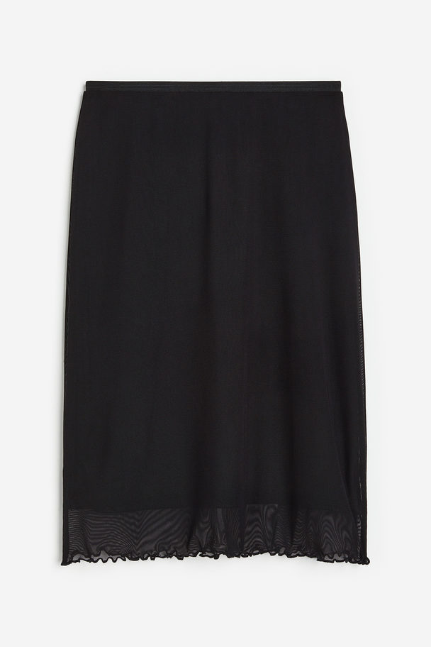 H&M Mesh Skirt Black