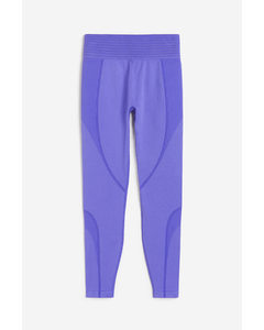 Drymove™ Seamless Shaping Sports Tights Lavender Blue