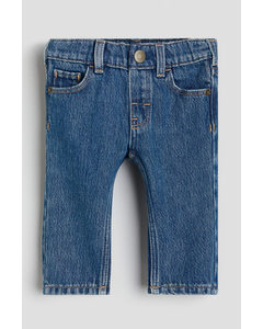 Cotton-blend Jeans Denim Blue