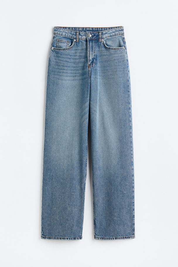 H&M 90s Baggy High Jeans Blau