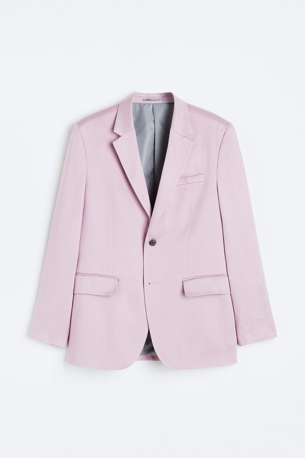 H&M Relaxed Fit Lyocell Jacket Light Purple