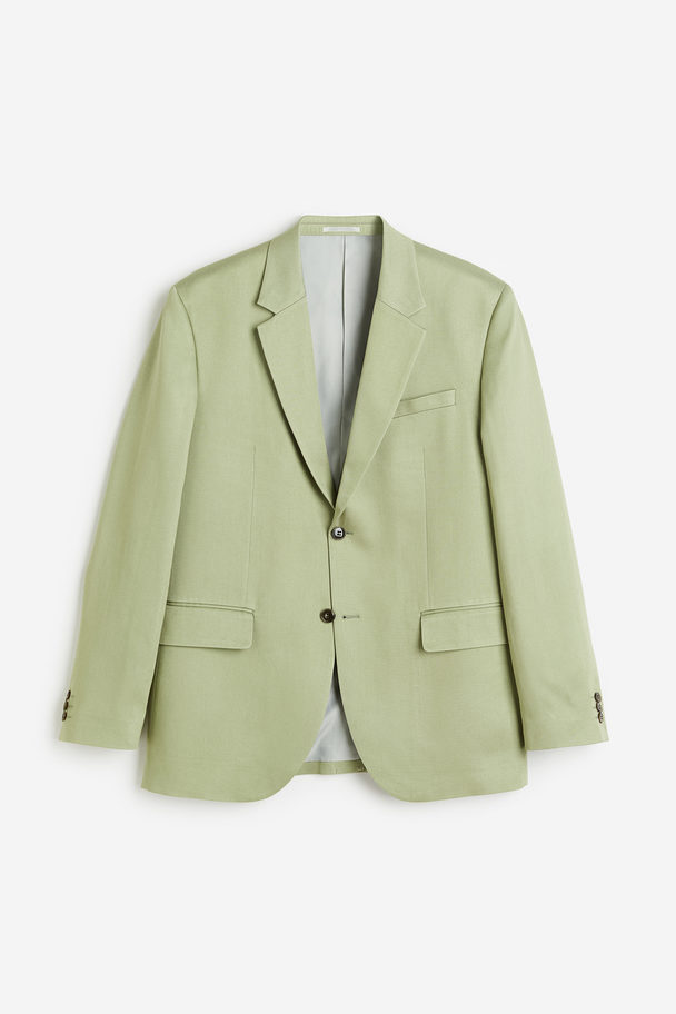 H&M Lyocell-Jacke Relaxed Fit Grün